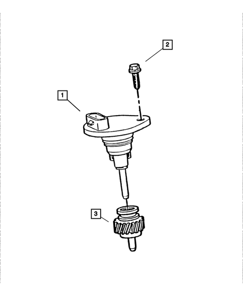 Speedometer Pinions for 2001 Dodge Stratus #0