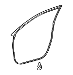678610E150 - Body: Door Weather-strip for Lexus: TX350, TX500h, TX550h+ Image