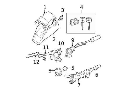 Ignition Lock for 2007 Toyota Tundra #1