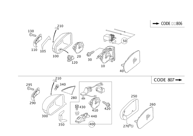 9901711 - Front Doors: Flat Head Screw for Mercedes-Benz: 180C, C230, C240, C280, C32 AMG, C320, C350, C55 AMG, E320, E500, E55 AMG Image image