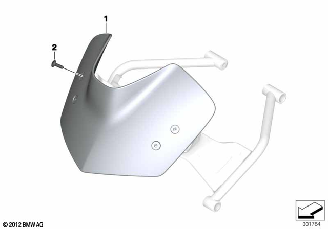 46637690147 - Ergonomics &amp; Comfort: Fillister Head Screw - M5X20 Switch for BMW-Motorrad Image