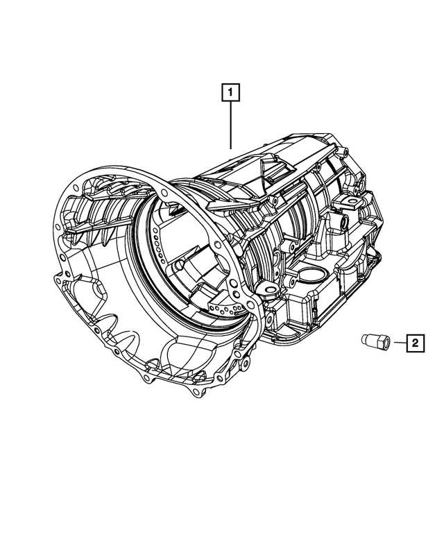 5189883AC - 545RFE; 5-Speed; Automatic Transmission: Transmission Case Package for Mopar Image