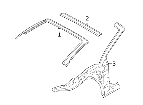 Windshield Header & Components for 2021 Audi TT Quattro #0