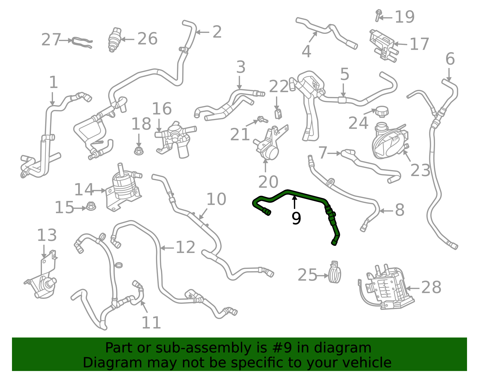 Radiator Hose LJ9Z-18472-A - Dependable OEM Engine Cooling | AutoNation ...