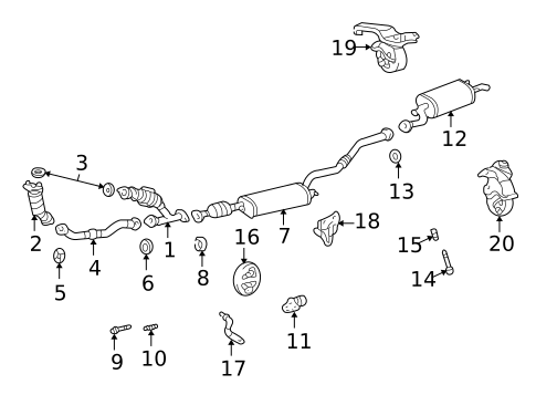Gaskets & Sealing Systems for 2001 Toyota Highlander #1
