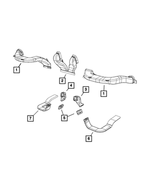 5YJ77LXHAA - Air Conditioners and Heaters: Center Distribution Duct for Ram: ProMaster City Image