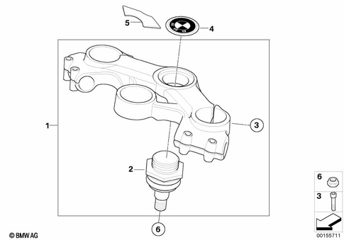 Telescopic Forks, Telelever for 2005 BMW-Motorrad R 1200 S #1