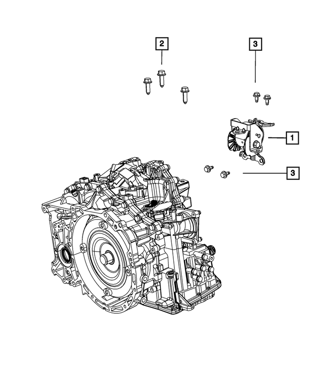 6104412AA - CVT2; Variable Speed; Automatic Transaxle: Hex Head Bolt And Coned Washer for Mopar Image