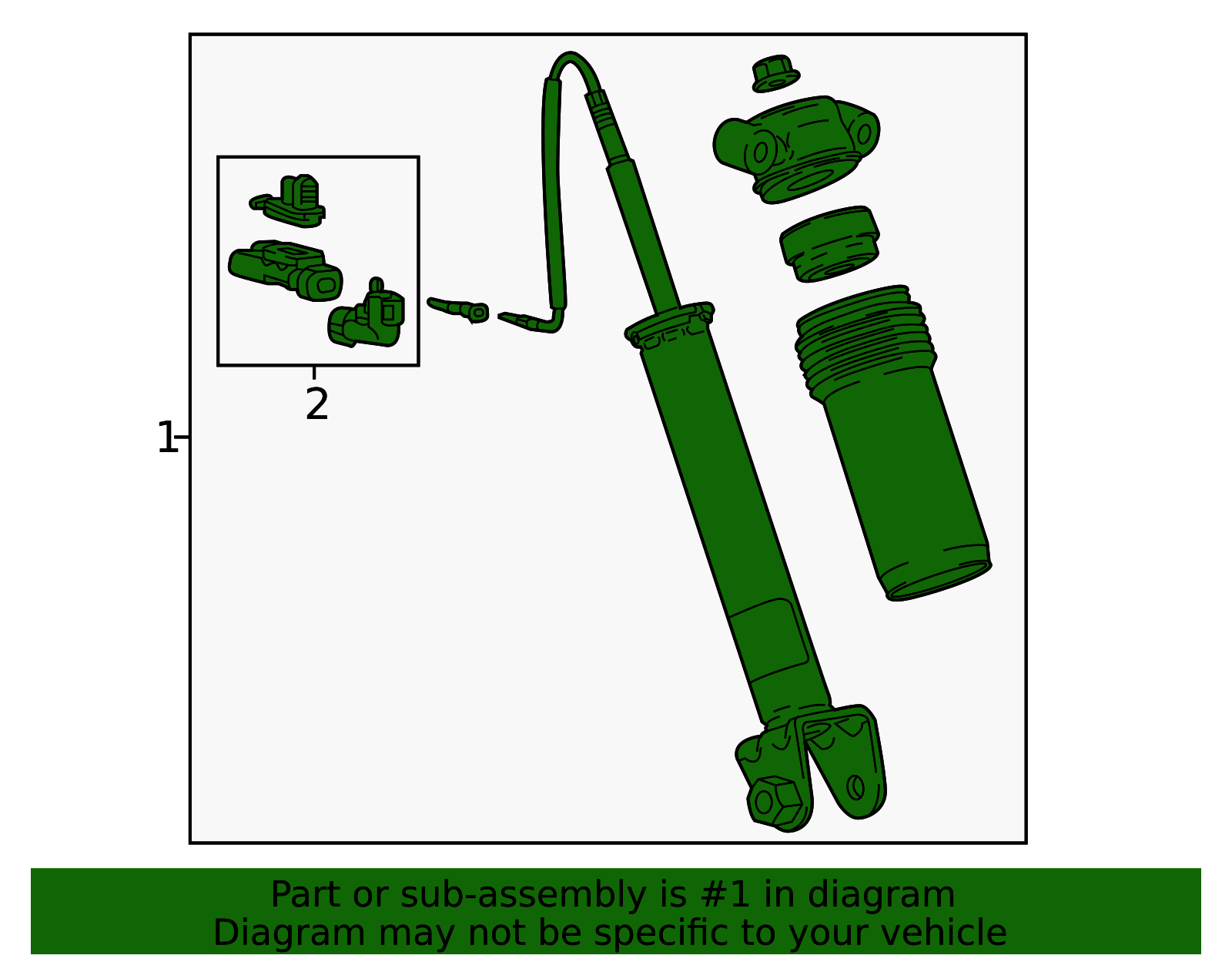 2015-2019 Chevrolet Corvette Rear Shock Absorber 84235051 GM