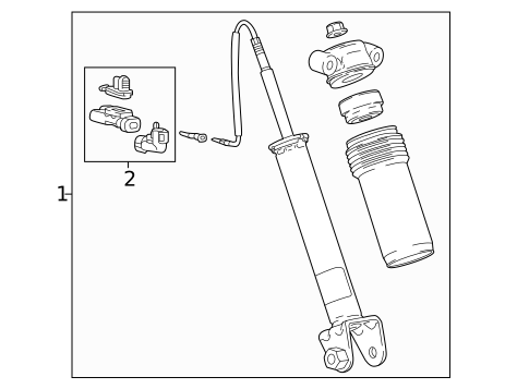 Shocks & Components for 2014 Chevrolet Corvette #1