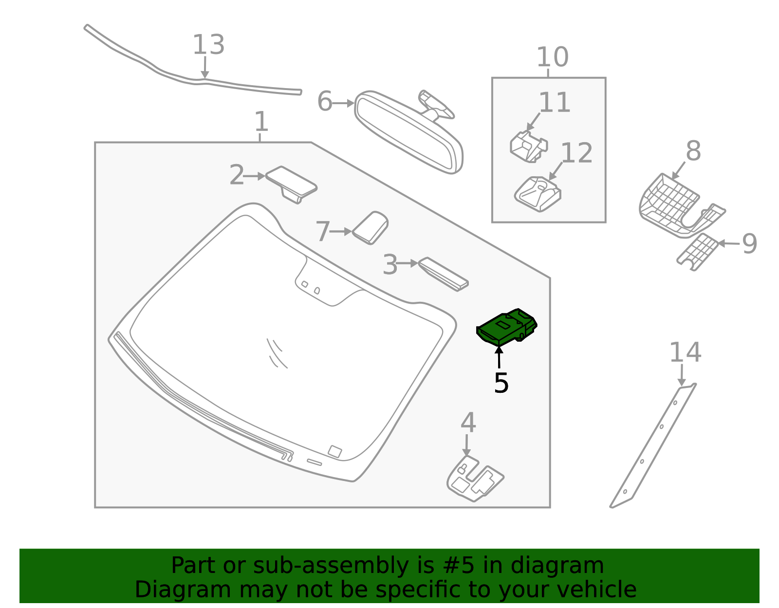 97257-J9000 - Humidity Sensor 2021-2025 Kia | Kia.Parts Store