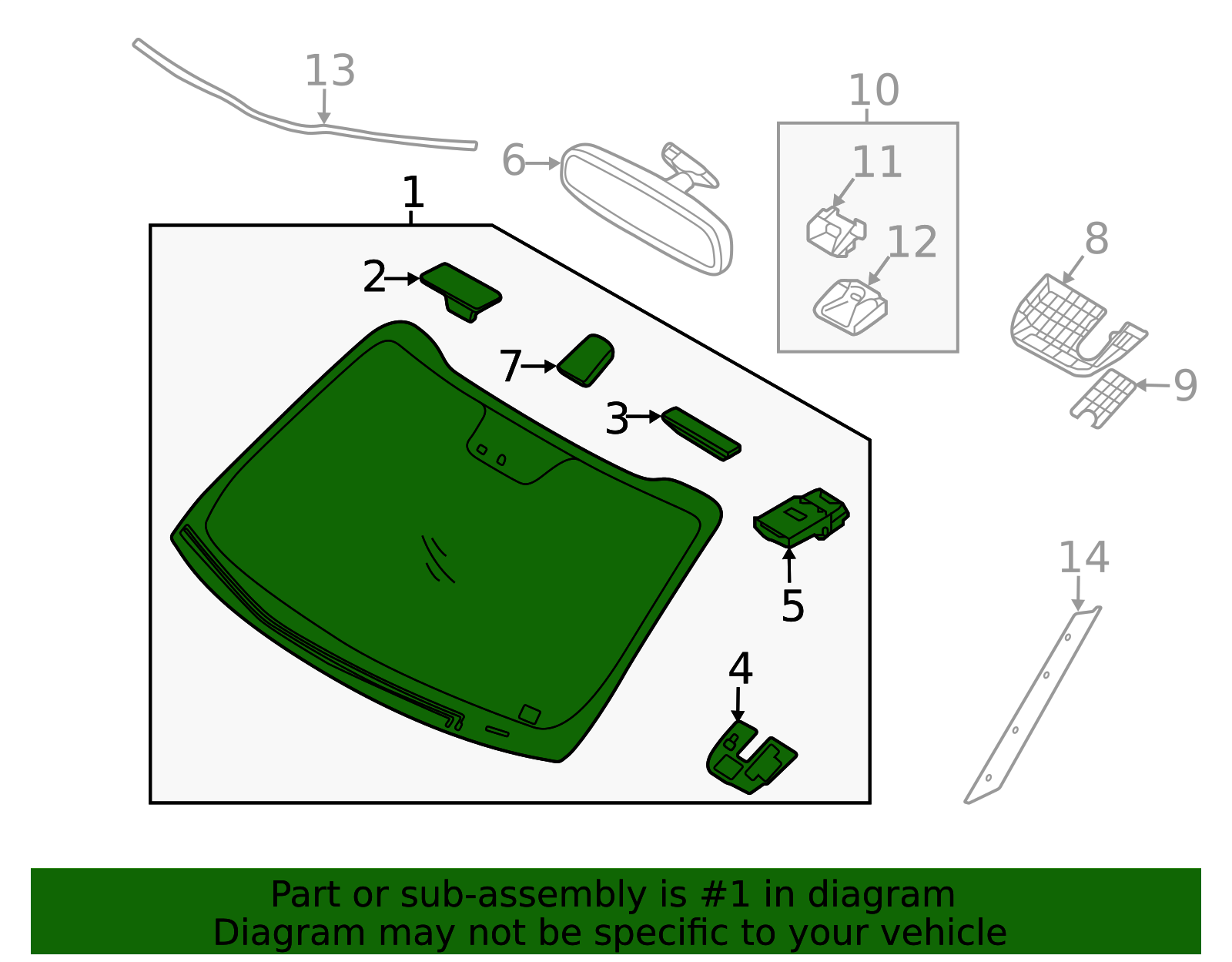 86111-Q5AN0 - Windshield 2022-2025 Kia Seltos | Kia.Parts Store