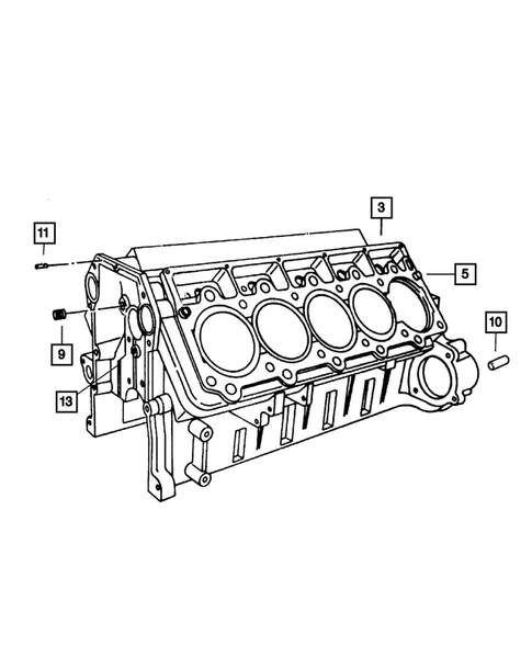 Cylinder Block for 2003 Dodge Viper #0