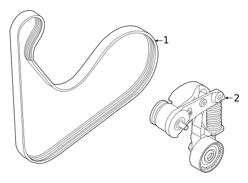 Belts & Pulleys for 2020 Hyundai Sonata #0