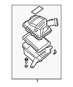 25940117 - Engine: Air Cleaner Assembly for Hummer: H3, H3T Image