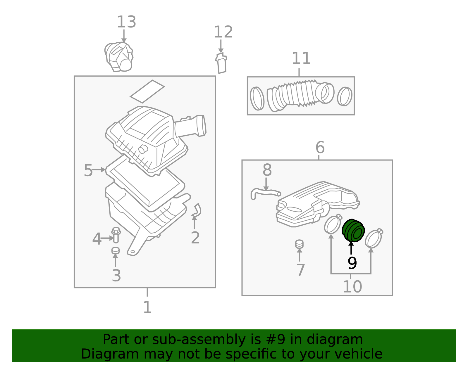 2004-2012 GM Air Cleaner Resonator Outlet Duct 15202417 | Capital Chevy ...