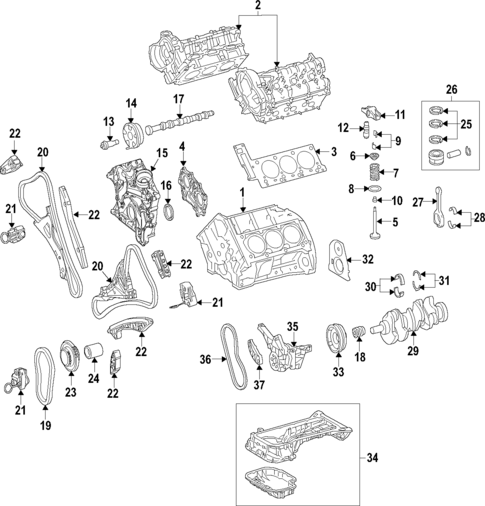 Engine for 2015 Mercedes-Benz ML 400 #1