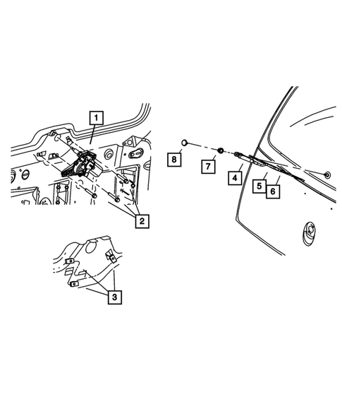 Wiper and Washer System for 2008 Chrysler PT Cruiser #2
