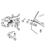 6100288 - Electrical: Hex Head Bolt And Coned Washer for Mopar Image