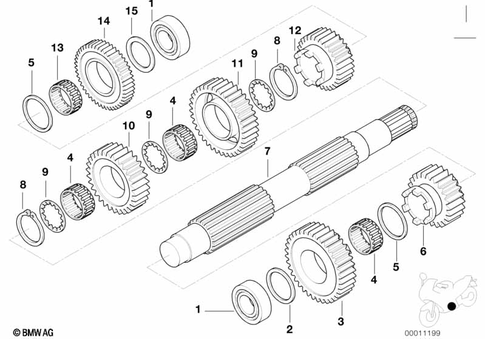 Transmission Shafts for 2001 BMW-Motorrad R 1200 C #0