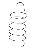 281847743 - Body: Handle Spring for Volkswagen: EuroVan Image