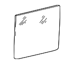 7D0847712L01C - Body: Glass Panel for Volkswagen: EuroVan Image