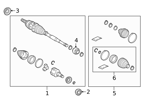 Drive Axles for 2019 Lexus UX200 #0