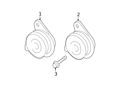 Horn for 2016 Toyota Prius V #0