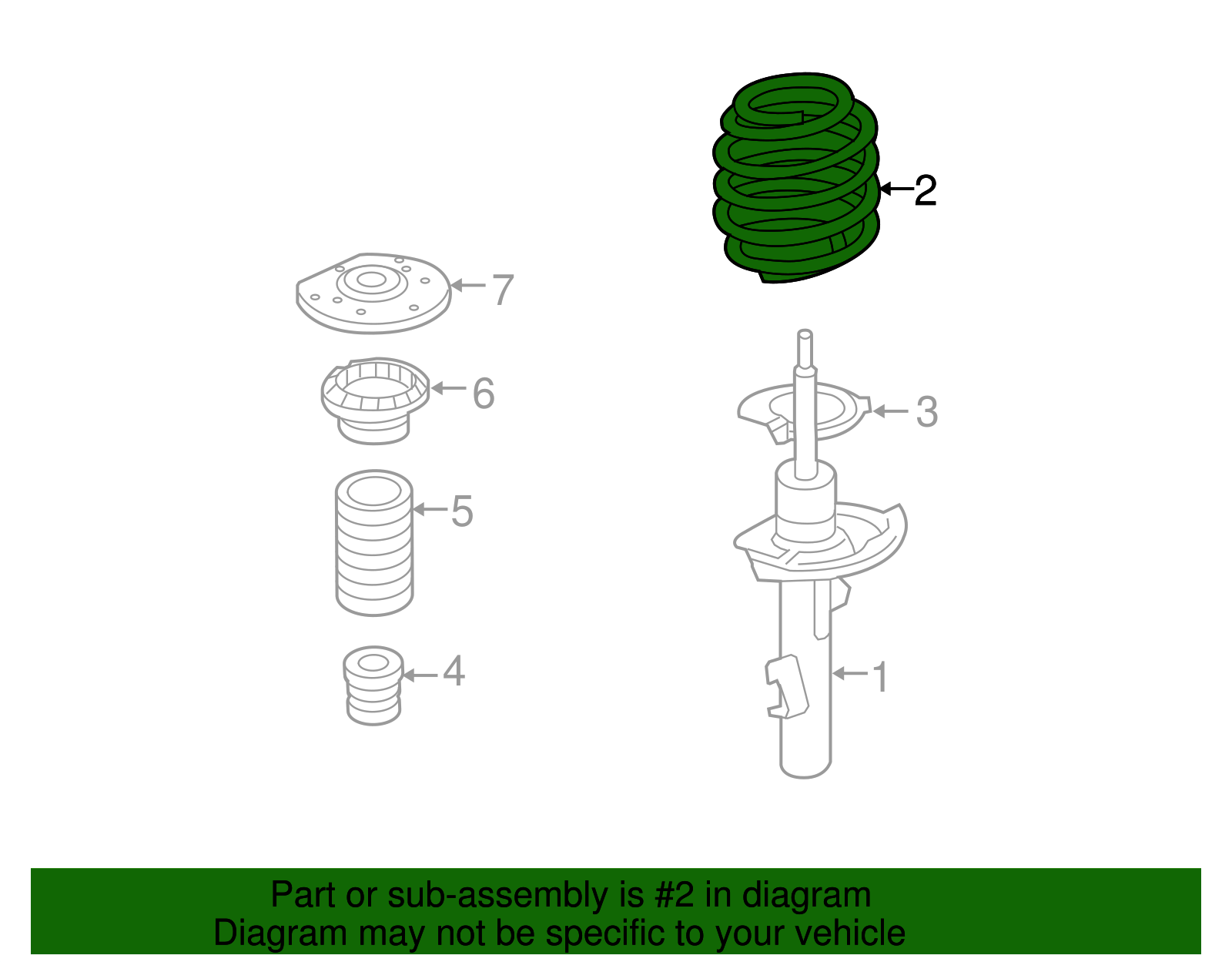 31304154 - Coil Spring - 2010-2017 Volvo XC60 | Volvo OEM Parts Direct