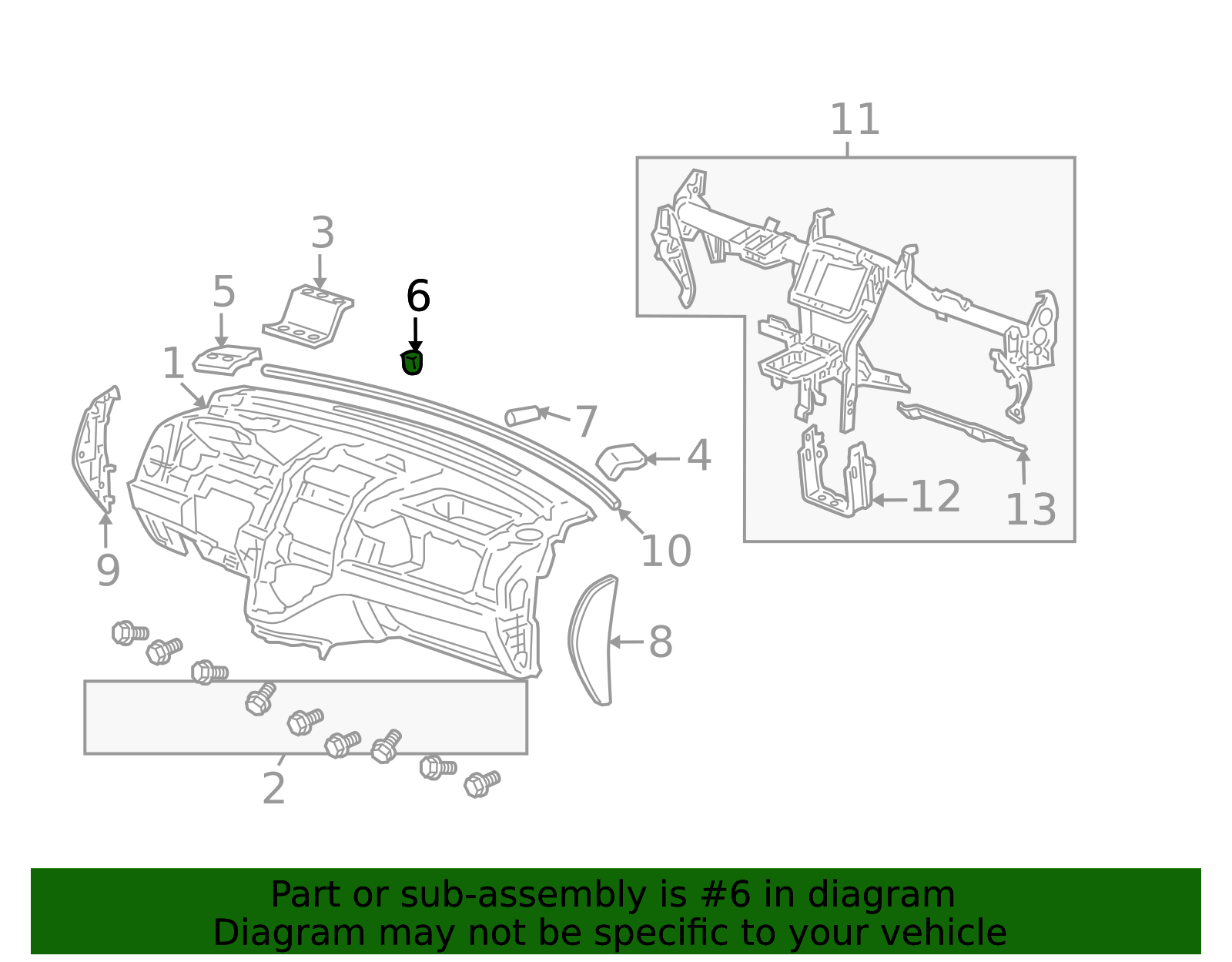 Dash Cover - Factory Fit & Finish for Interior Panels | AutoNationParts.com
