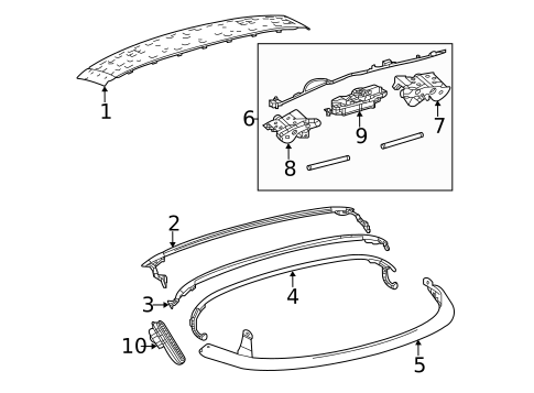 Frame & Components for 2022 Lexus LC500 #0