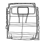 5LF92LWRAA - Body: Partition Panel for Ram: ProMaster 1500, ProMaster 2500, ProMaster 3500 Image