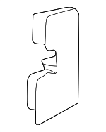 31665198 - Body: Blind Spot Radar Plug for Volvo: V90, V90 Cross Country Image