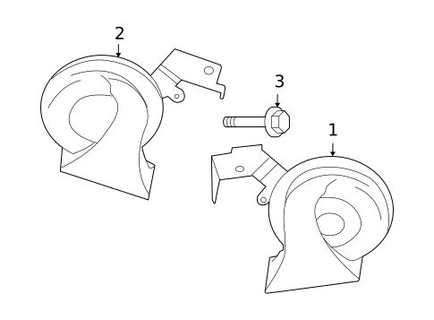 Horn for 2009 Jaguar Super V8 #0