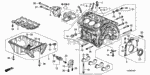 11000R70A01 - Engine: BLOCK ASSY., CYLINDER for Honda Image