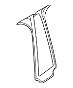 51137483107 - Body: Applique Seal for BMW: 228i Gran Coupe, 228i xDrive Gran Coupe, M235i xDrive Gran Coupe Image