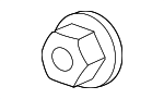 949125 - Body: Fender Liner Nut for Volvo Image