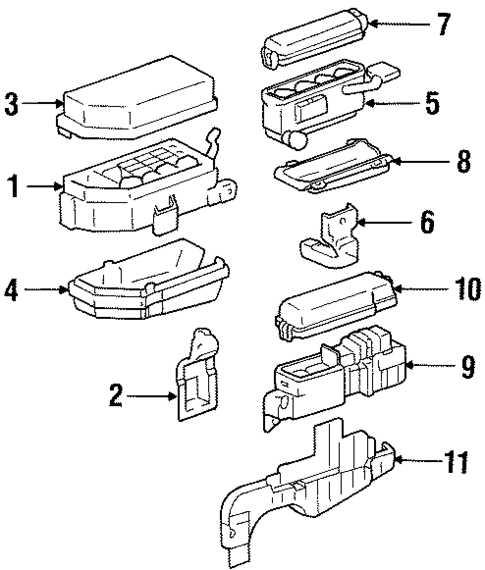 Electrical Components for 1996 Toyota Avalon #0