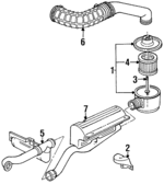 25098953 - Engine: Air Cleaner Assembly for Buick: Century | Oldsmobile: Cutlass Ciera Image