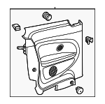 5C5867043CKICE - Body: Lower Quarter Trim for Volkswagen: Beetle Image