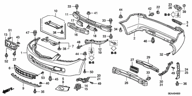 Bumpers for 2008 Acura TSX #0