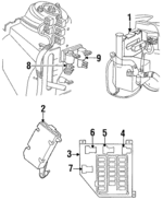 R4797708AA - Electrical: Control Module for Chrysler: Concorde, LHS, New Yorker | Dodge: Intrepid Image