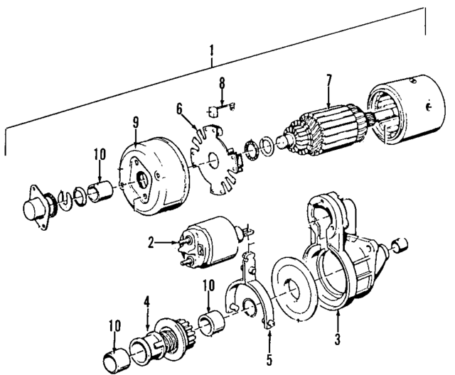 12411468117 - Electrical: Starter for BMW Image