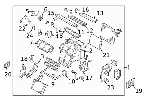 Heater for 2003 INFINITI G35 #0