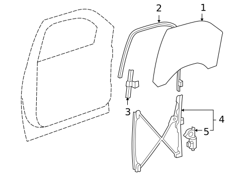 Front Door for 2009 Chevrolet Tahoe #2