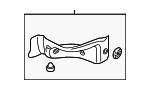 1Q0201307C - Air &amp; Fuel Delivery: Fuel Tank Shield for Volkswagen Image