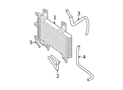 Trans Oil Cooler for 2008 Nissan Pathfinder #0