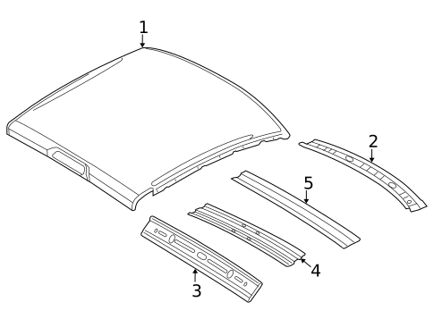 Roof & Components for 2016 Ram 2500 #0