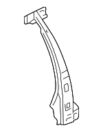 3B4809220A - Body: Inner Center Pillar for Volkswagen Image