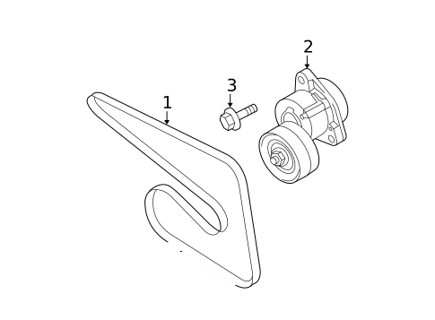 Belts & Pulleys for 2004 Suzuki Forenza #0